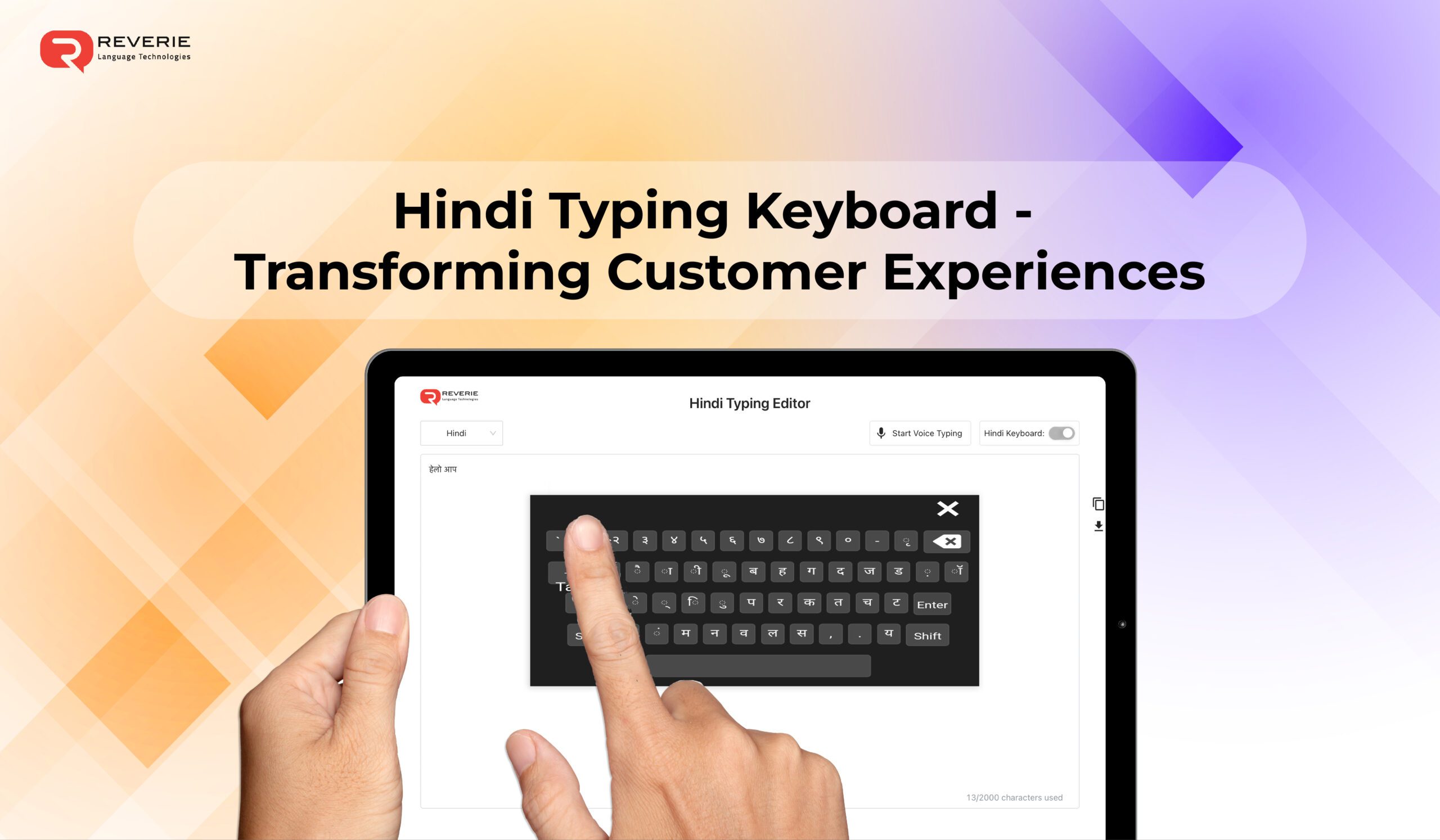 Hindi Typing Keyboard - Transforming Customer Experience